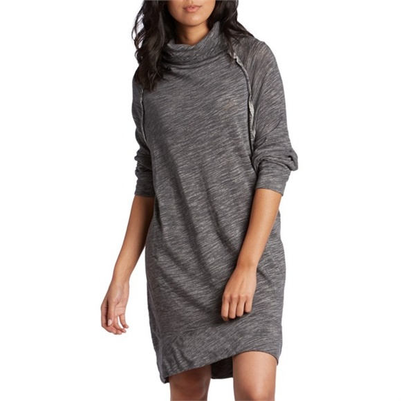 Free People Dresses & Skirts - Free People Terri Cocoon Cowl Sweater Dress, gray